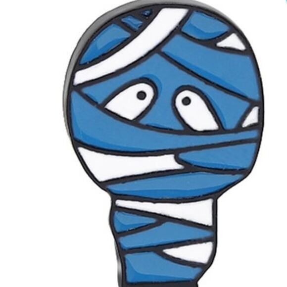 Blue Mummy Pin Brooch Halloween - Picture 2 of 4